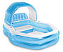 Сімейний надувний басейн Intex 57186, надувне сидіння, 229*191*35 (135) см, фото 2