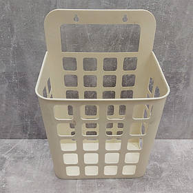 Кошик-кишеня підвісна пластикова Stenson R25875 бежева