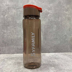 Пляшка для води пластикова з трубочкою 1 л Stenson WW00649