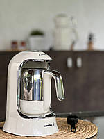 Кофеварка для кофе по-восточному Korkmaz Automatic Coffee Machine Kahvekolik A860-12 Цвет-ваниль
