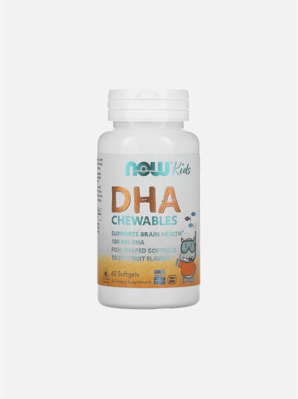NOW Kids Chewable DHA (60 softgels)