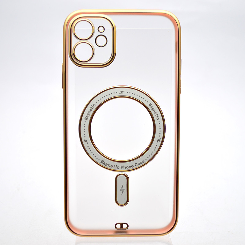 Чохол накладка з MagSafe Elegant Case для Apple iPhone 11 Pink, фото 1