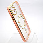 Чохол накладка з MagSafe Elegant Case для Apple iPhone 11 Pink, фото 2