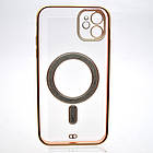 Чохол накладка з MagSafe Elegant Case для Apple iPhone 11 Pink, фото 4