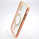Чохол накладка з MagSafe Elegant Case для Apple iPhone 11 Pink, фото 3