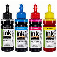 Комплект чорнила ColorWay для Epson  EW400/T26/C91 BK/C/M/Y Dye-based 4 x 100 ml (CW-EW400SET01)