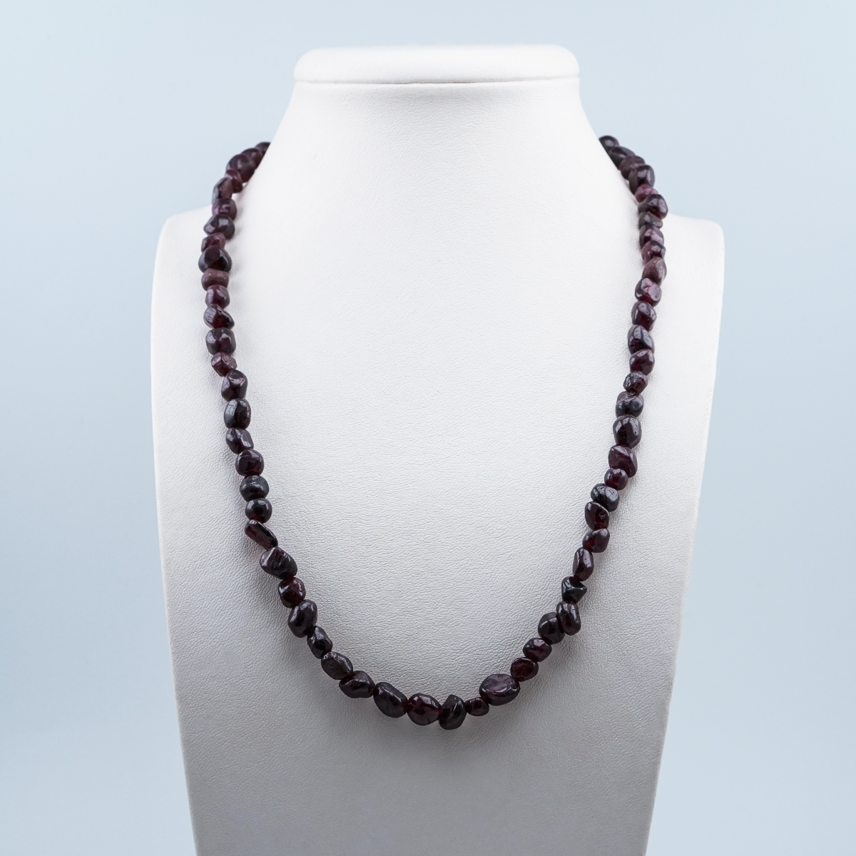 Буси з натуральних гранатів (США), 196,8 ct, вага 39,36 г, довжина 47 + 6 см, БС00096 (1)