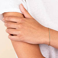 Стильный женский браслет на руку. Кубинское плетение, толщина 2мм. Размер универсальный
