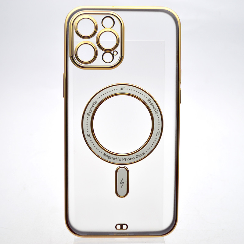 Чохол накладка з MagSafe Elegant Case для Apple iPhone 12 Pro Max Blue, фото 1