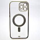 Чохол накладка з MagSafe Elegant Case для Apple iPhone 12 Pro Max Blue, фото 5