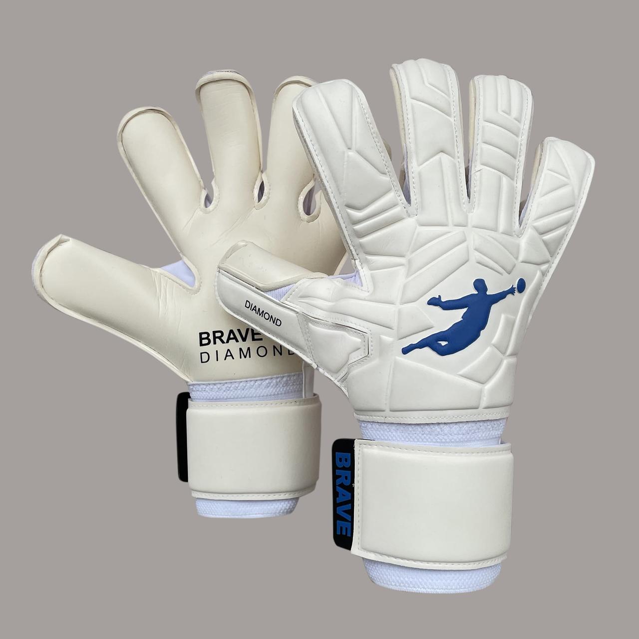 Рукавички воротарські BRAVE GK DIAMOND WHITE