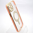 Чохол накладка з MagSafe Elegant Case для Apple iPhone 12 Pro Max Pink, фото 2
