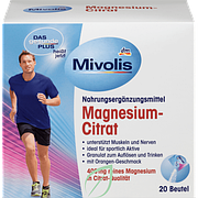 Mivolis Цитрат магнію 400, гранулят 20 стіків, 120 г. Magnesium-Citrat.