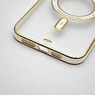 Чохол накладка з MagSafe Elegant Case для Apple iPhone 12 Pro Max White, фото 4