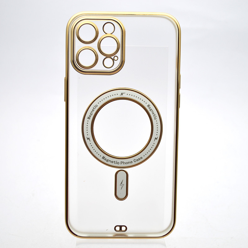 Чохол накладка з MagSafe Elegant Case для Apple iPhone 12 Pro Max White, фото 1