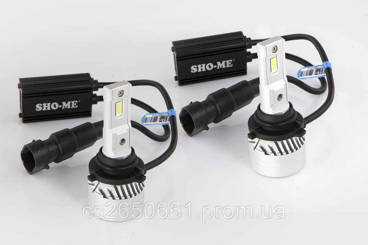 Светодиодные лампы LED Sho-Me F4 HB4 (9006) 6500k 6000Lm 12-24v 40w - фото 3 - id-p1849201255