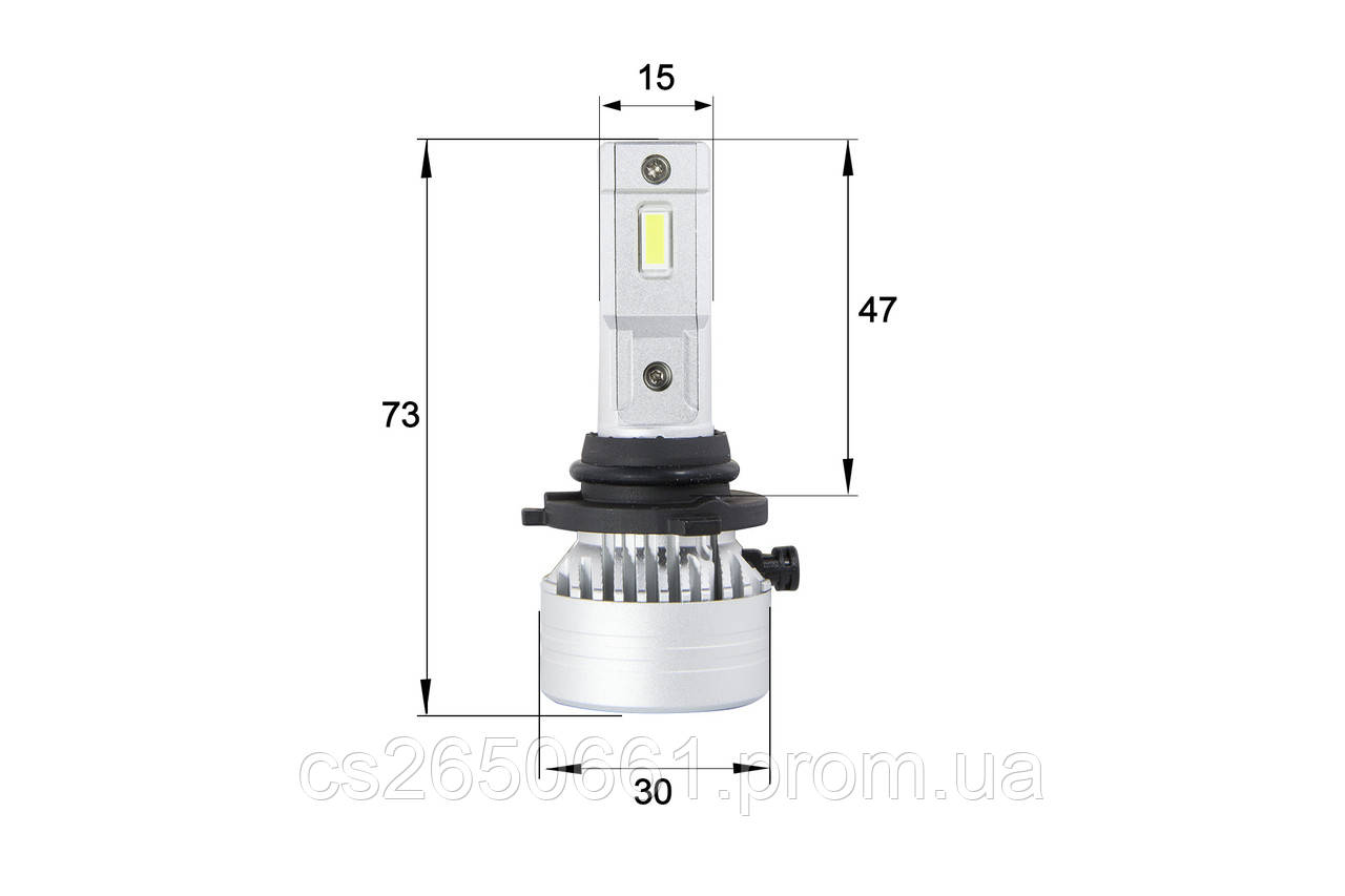 Светодиодные лампы LED Sho-Me F4 HB4 (9006) 6500k 6000Lm 12-24v 40w - фото 5 - id-p1849201255