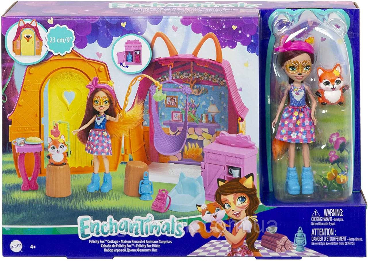 Ігровий набір Енчантималс Будиночок Лисички Феліситі Фокс Mattel Enchantimals Felicity Fox Cottage Playset