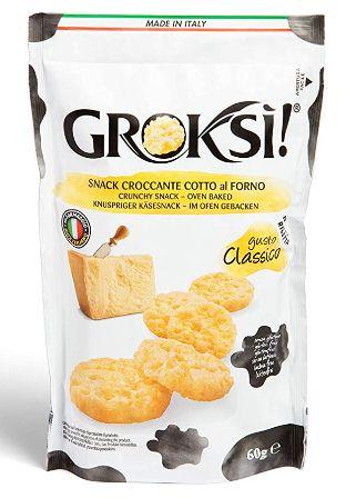 Сирні снеки з грана падано Groksi 60гр