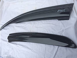 Дефлектори (вітровики) (4 шт., Perflex Sport) — Renault Logan Faza I (2005-2008)