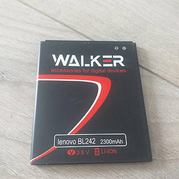 Акумуляторна батарея Walker Lenovo BL242 (2300 mAh) Чорний (KG-8375)
