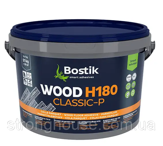 Bostik Wood H180 Classic-P (HPA 180) 21 кг Еластичний паркетний клей Бостик Вуд Н180