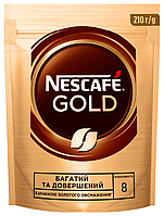 Кава розчинна натуральна Nescafe Gold 210 г