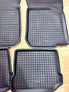 Гумові килимки з бортом Polytep для Skoda Octavia (A4) 97- Tour 00-Seat Toledo (2) 99 VW Golf 97 (KG-8122), фото 3