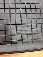 Гумові килимки з бортом Polytep для Skoda Octavia (A4) 97- Tour 00-Seat Toledo (2) 99 VW Golf 97 (KG-8122), фото 4