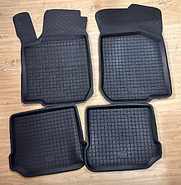 Гумові килимки з бортом Polytep для Skoda Octavia (A4) 97- Tour 00-Seat Toledo (2) 99 VW Golf 97 (KG-8122), фото 2