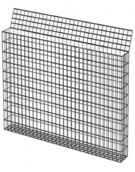 Габіон паркан ГП 2х1х0,3 ЦАП4 5х5