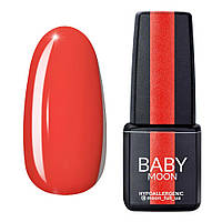 Гель-лак BABY MOON Red Chic Gel polish, 6 мл №09 Розово-оранжевый