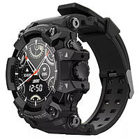 Мужские умные смарт часы Smart Watch / Фитнес браслет трекер DWS745 Черный