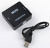 Фірмовий перехідник конвертер HDMI VGA 1080p TISHRIC TSR267