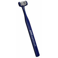 Зубная щетка Paro Swiss Superbrush трехсторонняя синяя (7610458007242-dark-blue)