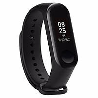 Ремінець для фітнес-браслета Xiaomi Mi Band 3 і 4 чорний, фото 4