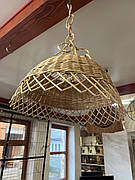 Абажур з лози