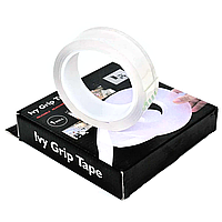 Універсальна двостороння клейка стрічка Ivy Grip Tape 5 метрів Сверхсильний багаторазовий скотч кріплення