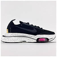 Мужские кроссовки Nike Air Zoom Type Black Yellow, черно-белые кроссовки найк аир зум тайп черные