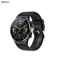 Мужские умные смарт часы Smart Watch / Фитнес браслет трекер DK902-K Черный