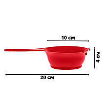 Ситечко для перетирання та проціджування з сіточкою з нержавіючої сталі, фото 4