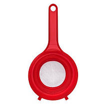 Ситечко для перетирання та проціджування з сіточкою з нержавіючої сталі, фото 3