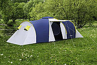 Туристическая палатка 6-ти местная Nadir Pro 6, синяя, клеенные швы