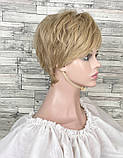 Перука блонд блондинки коротка стрижка жіноча для жінок, фото 3
