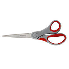 Ножиці офісні 18 см, сіро-червоні Axent Duoton 6301-06-А