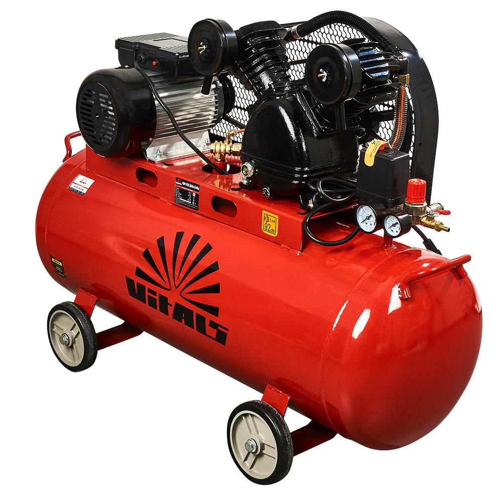 Компресор повітряний Vitals GK100.j65v2-8a [100л / 2100Вт / 36 місяців гарантії], фото 1
