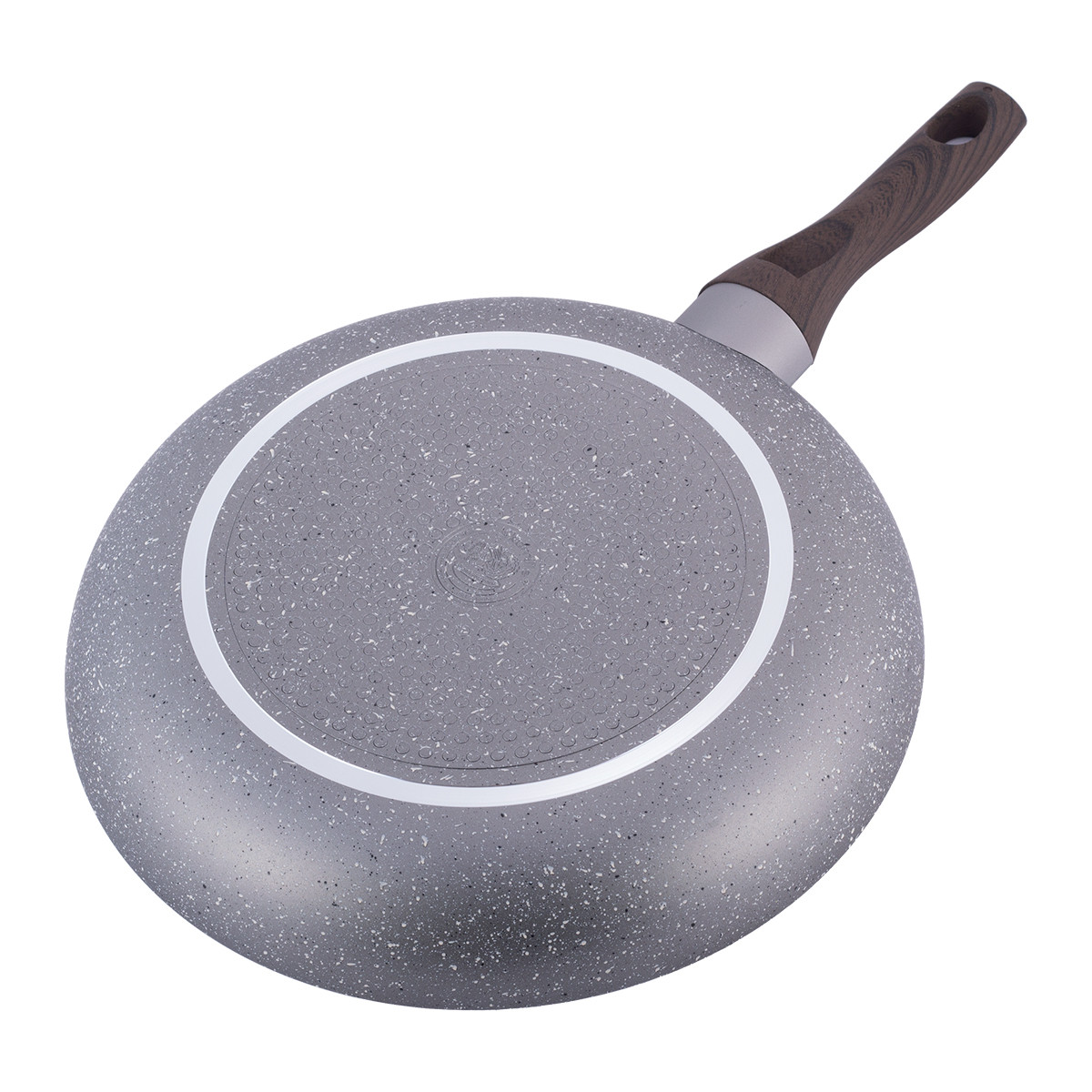 Сковорода Kamille 30см с антипригарным покрытием Grey marble из алюминия для индукции и газа KM-4115 "Gr" bs - фото 4 - id-p1849268096