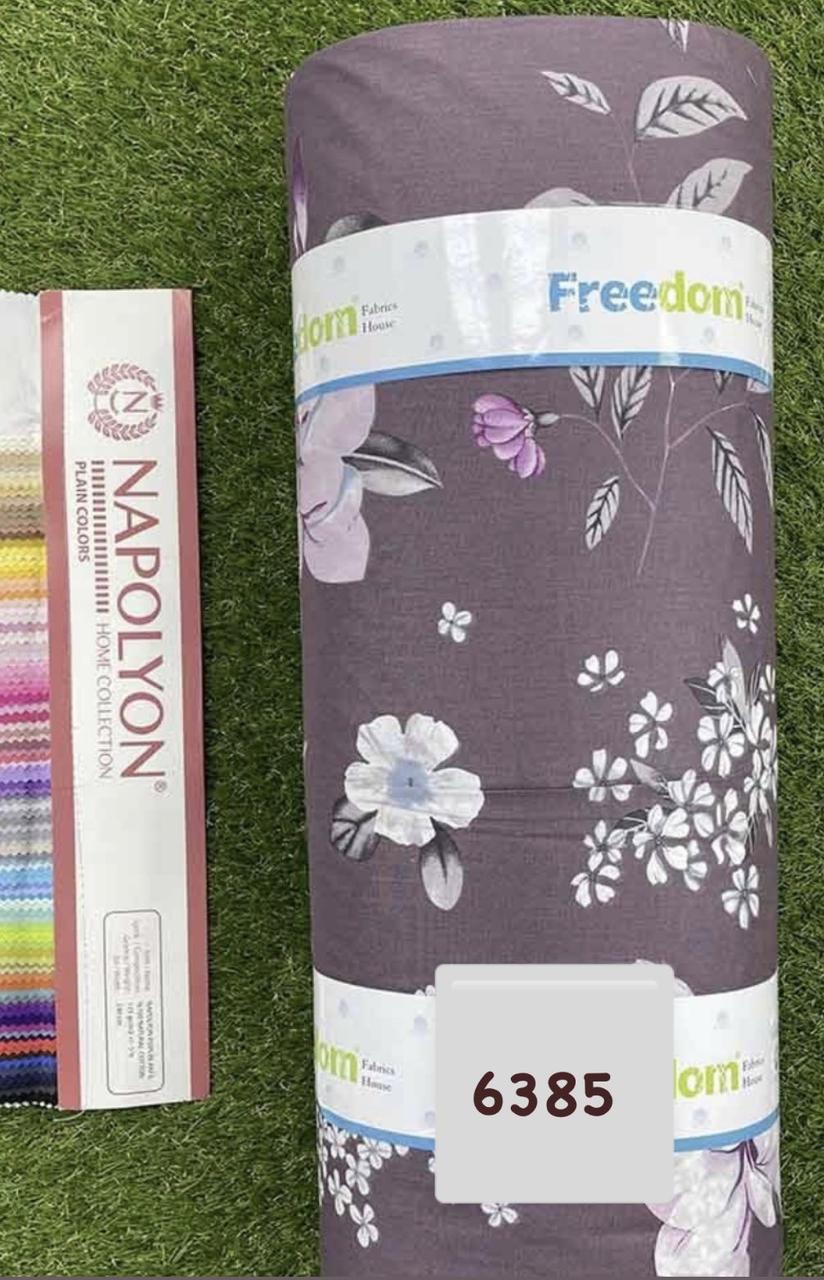 Тканина Ранфорс, Поплін Туреччина, ширина 240 см, Принт Квіти, фото 1