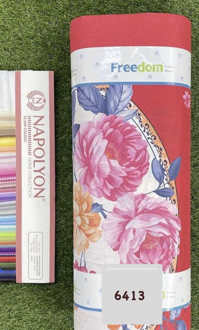 Тканина Ранфорс, Поплін Туреччина, ширина 240 см, Принт Квіти, фото 1