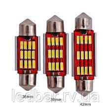 LED-лампа C5W 12 SMD4014 36 мм